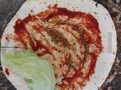 PP ritinys tortilijoje Žingsnis 4