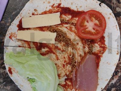 PP ritinys tortilijoje Žingsnis 7