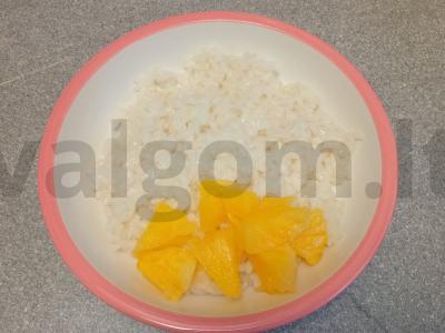 Poke su krevetėmis, konservuotais ananasais ir avokadu Žingsnis 2