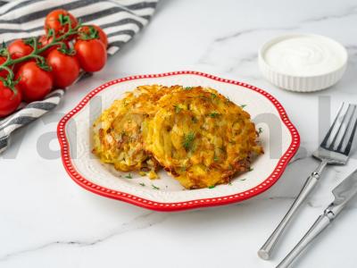 Bulviniai blynai su naminiu faršu pagrindine nuotrauka