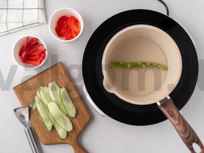 Daržovių ritinėliai Žingsnis 3