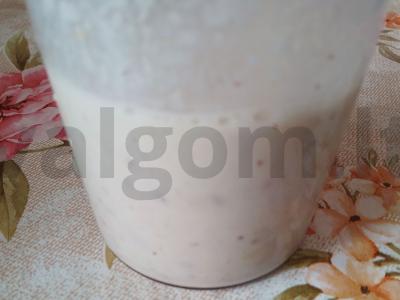 Saldus smūdis su džiovintais vaisiais, obuoliu ir jogurtu Žingsnis 3