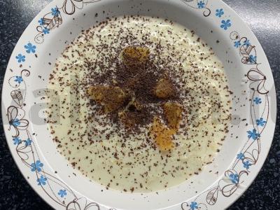 Ryžių dribsniai su mandarinų pagrindine nuotrauka