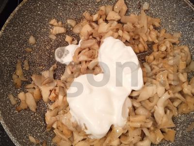 Įdaras blynams „Julien“ su grietine Žingsnis 5