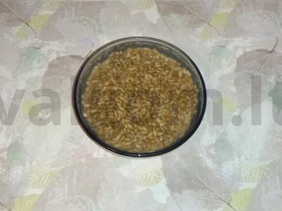 Kaimiškas sūrytas sriuba Žingsnis 1