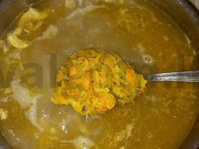 Kaimiškas sūrytas sriuba Žingsnis 10