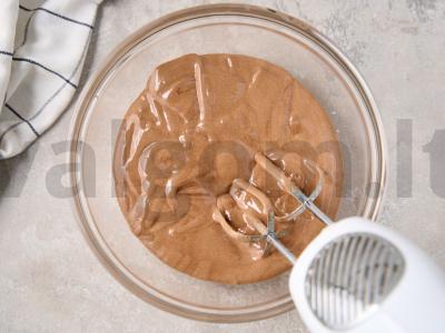 Šokoladinis kokosų tortas „Bounty“ Žingsnis 3