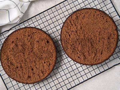 Šokoladinis kokosų tortas „Bounty“ Žingsnis 9