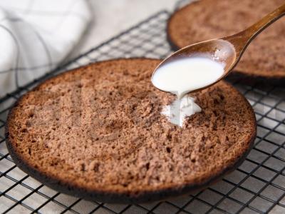 Šokoladinis kokosų tortas „Bounty“ Žingsnis 10