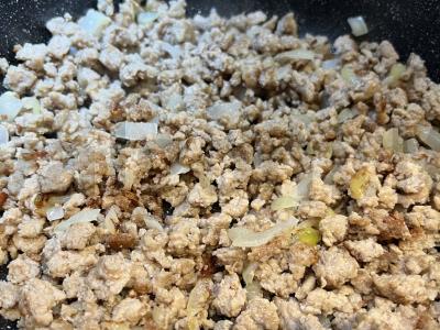 Lasagna su faršu ir sūriu Žingsnis 3