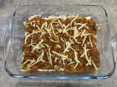 Lasagna su faršu ir sūriu Žingsnis 12