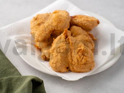 Kepintos vištienos sparneliai traškioje tešloje Žingsnis 7