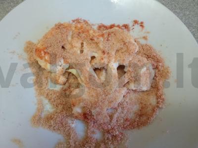 Kepti žiedinių kopūstų steikai Žingsnis 4