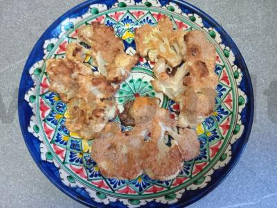 Kepti žiedinių kopūstų steikai Žingsnis 7