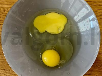 Blynai su sūriu ir dešra Žingsnis 1