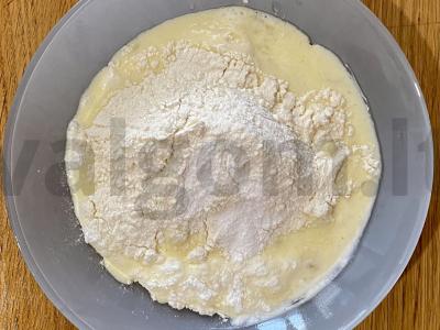 Blynai su sūriu ir dešra Žingsnis 3