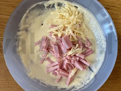 Blynai su sūriu ir dešra Žingsnis 5