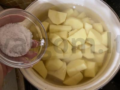 Kreminė bulvių košė Žingsnis 2