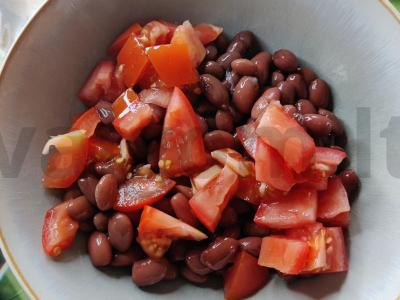 Salotas „Nuotaika“ su pupelėmis Žingsnis 2