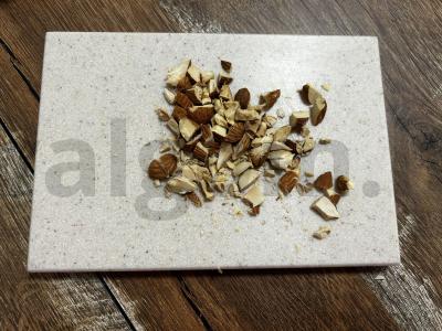 Kokoso-migdolų desertas su natūraliu jogurtu Žingsnis 3