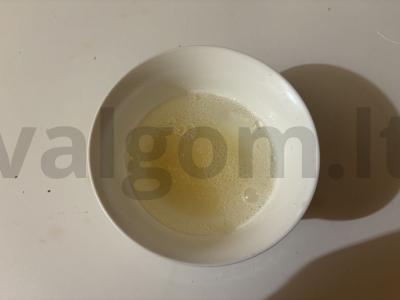 Naujametinė desertas „Eglutė“ Žingsnis 1