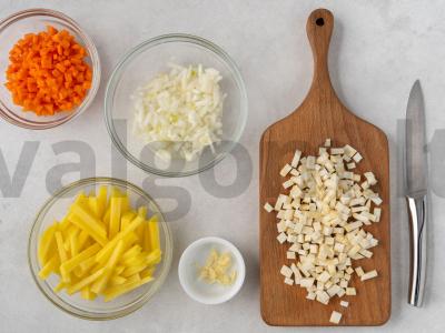 Daržovių sriuba su brokoliais Žingsnis 2