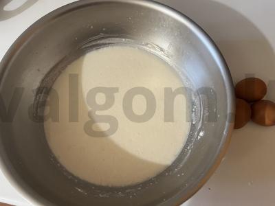 Sluoksniuota mielinė tešla su kiaušiniais Žingsnis 7