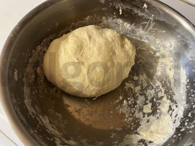 Sluoksniuota mielinė tešla su kiaušiniais Žingsnis 13