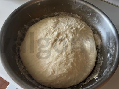 Sluoksniuota mielinė tešla su kiaušiniais Žingsnis 16