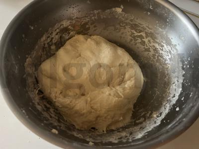 Sluoksniuota mielinė tešla su kiaušiniais Žingsnis 17