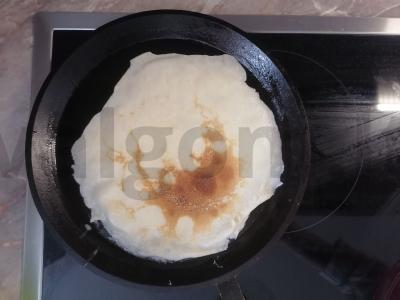 Blynų tortas su bananais Žingsnis 4