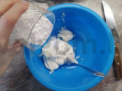 Blynų tortas su bananais Žingsnis 5