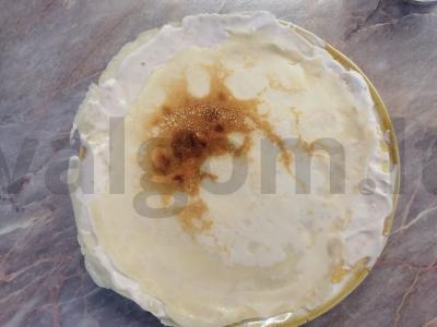 Blynų tortas su bananais Žingsnis 10