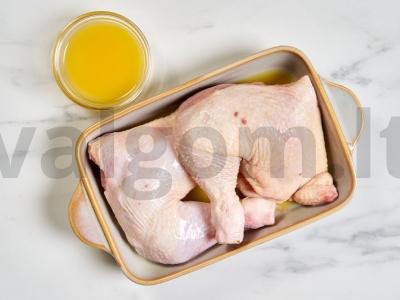 „Mumija“ su vištiena Žingsnis 2