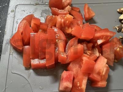 Daržovių salotas su rukola ir graikiniais riešutais Žingsnis 2