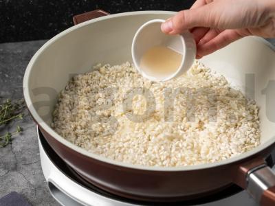 Risotto su grietinėmis Žingsnis 4