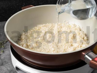 Risotto su grietinėmis Žingsnis 5