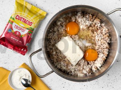 Grikių blynai su saldžiu sūrio padažu Žingsnis 2