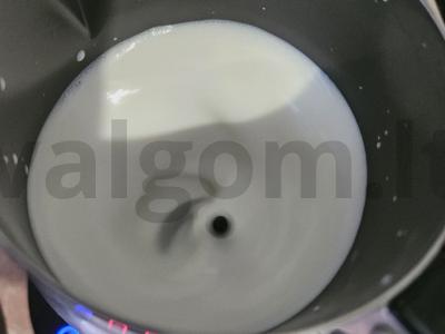 Vanilinis raf-kava Žingsnis 1