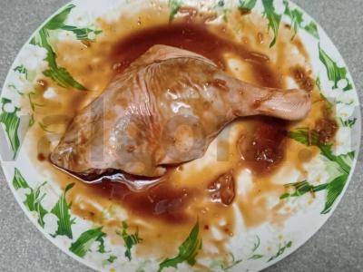 Aštrus antis šlaunelė, kepta su obuoliu ir brokoliais Žingsnis 2