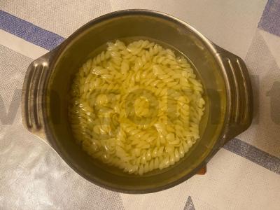 Makaronų patiekalas su šašlyko mėsa „Marko ir Ko“ Žingsnis 4