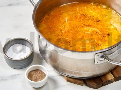 Šviežių kopūstų sriuba Žingsnis 13