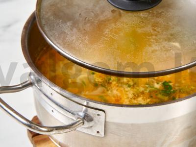 Šviežių kopūstų sriuba Žingsnis 15