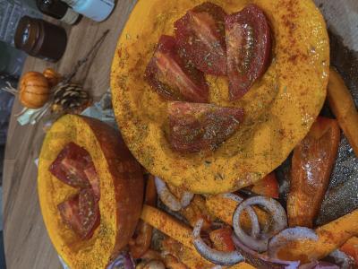 Moliūgų sriuba su krevetėmis Žingsnis 5