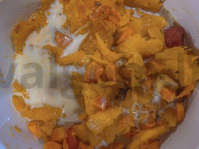 Moliūgų sriuba su krevetėmis Žingsnis 8