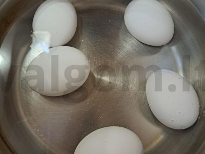 Salotas „Mimoza“ su konservuota šlakių žuvimi Žingsnis 1