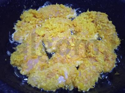 Vištienos nagetai su paprika tempura paniruotėje Žingsnis 5