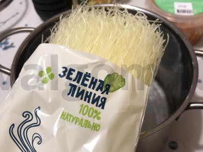 Funchosa su baklažanais ir sojų padažu Žingsnis 3