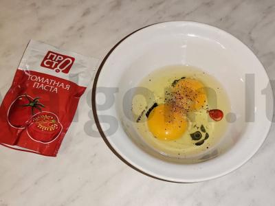 Kiaušinių pusmėnulis „Švytintis“ Žingsnis 3