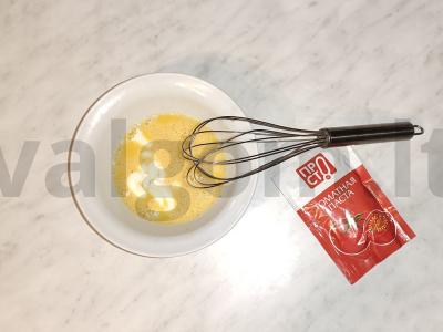 Kiaušinių pusmėnulis „Švytintis“ Žingsnis 4